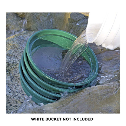 Gold Prospecting Classifier Set – 9 Stackable Sifting Pans