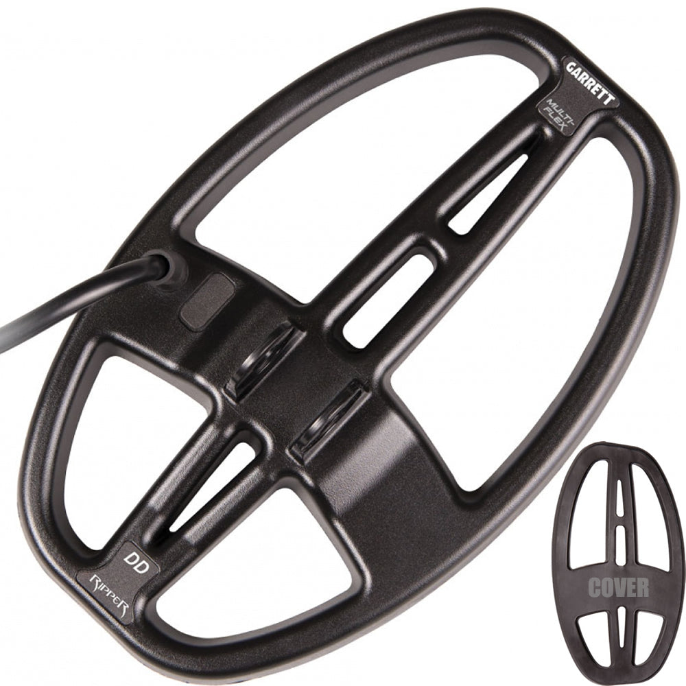 Garrett 5" x 8" Ripper DD Submersible Search Coil with Coil Cover for ACE & APEX Metal Detectors