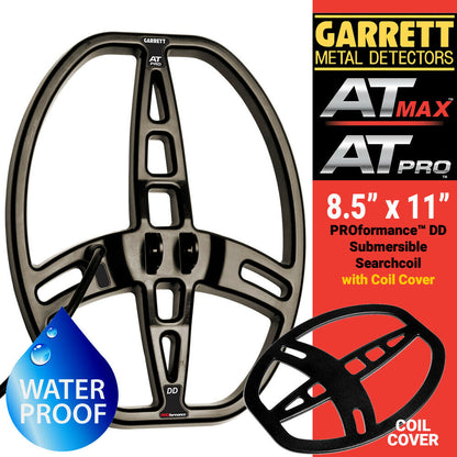 Garrett AT Series 8.5" x 11" DD PROformance Search Coil with Cover
