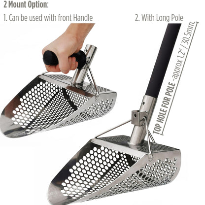 DragonXT Surge Premium Sand Scoop with front Handle – Lightweight & Durable