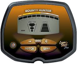 Bounty Hunter Lone Star Pro Metal Detector - Waterproof Coil, Advanced Discrimination, LCD Display