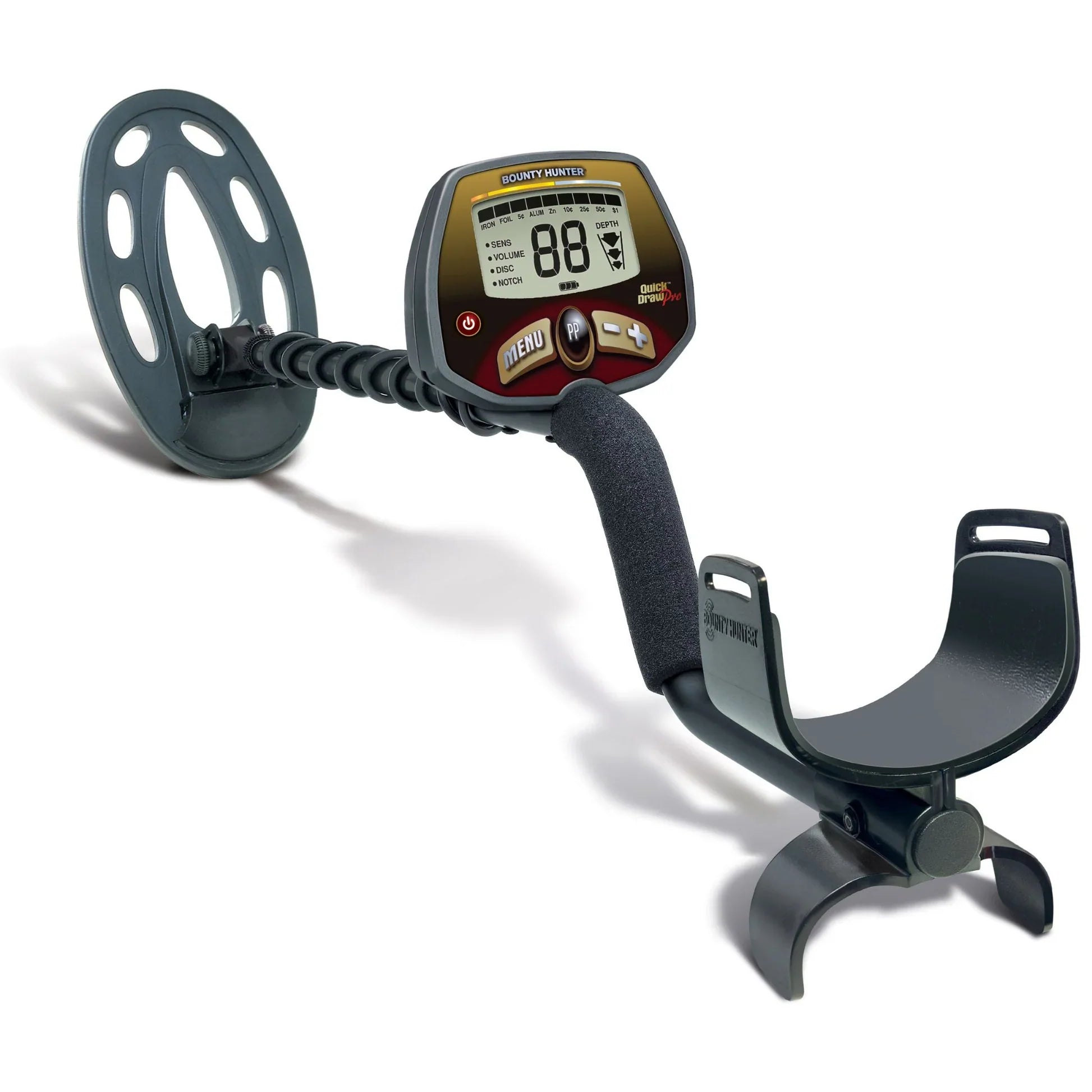 Bounty Hunter Quick Draw Pro Metal Detector - Pinpoint Mode, Depth Indication, Advanced Target Detection