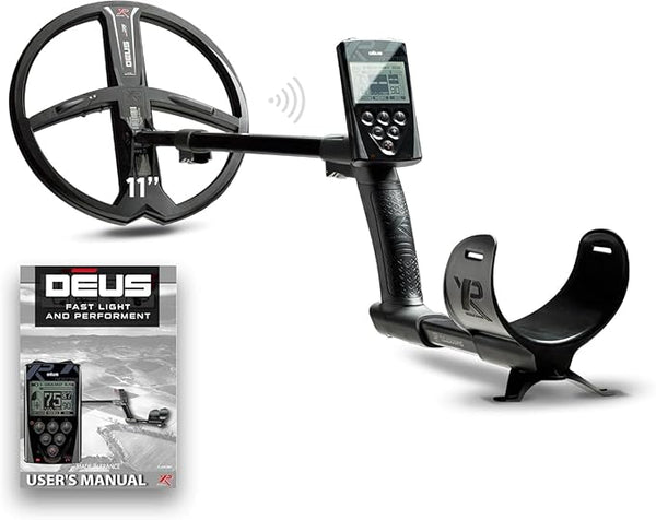 XP Deus RC Metal Detector with 11" x 35" Multi-Frequency Coil