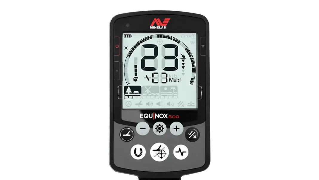 Minelab Equinox 600 Metal Detector with Headphones, 11" DD Smartcoil & Pro-Find 40 Waterproof Pinpointer