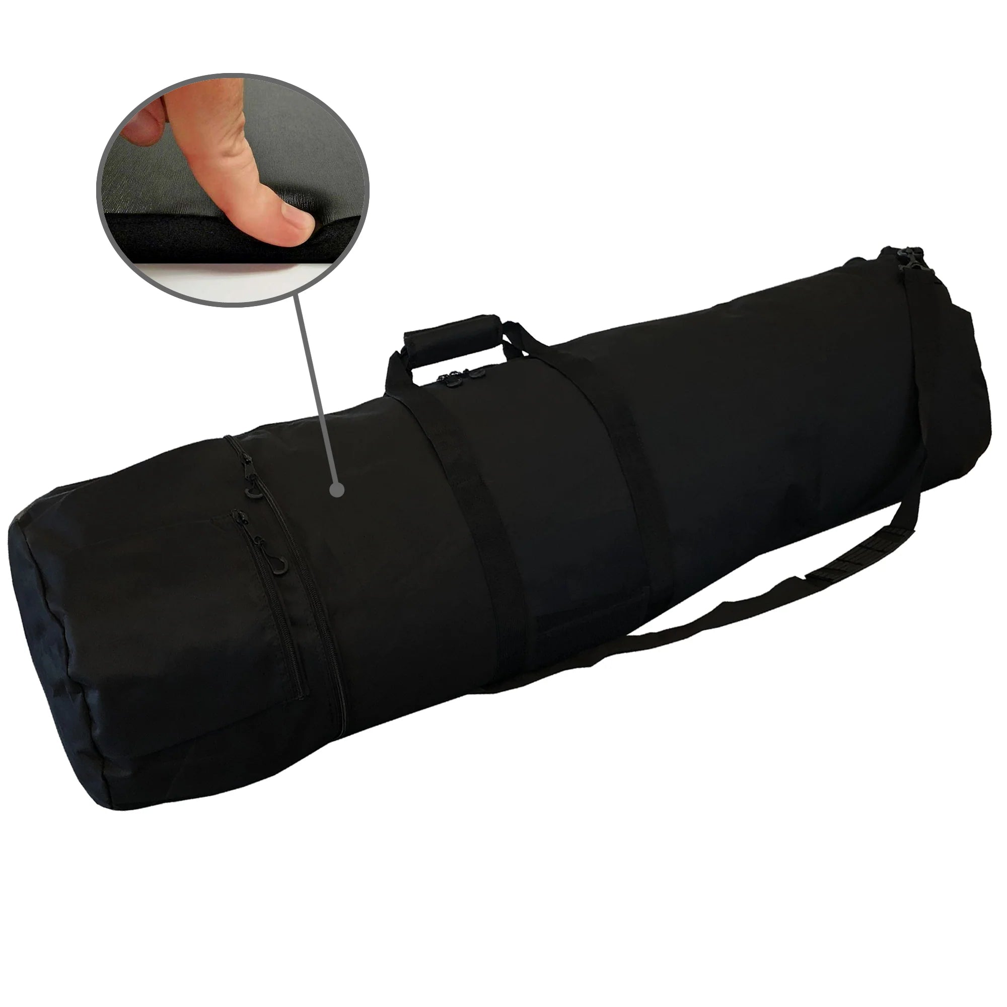 Detector_Hero-DragonXT 53" XL Padded Metal Detector Carry Bag – Black Travel Case-202224-pad53bb-2
