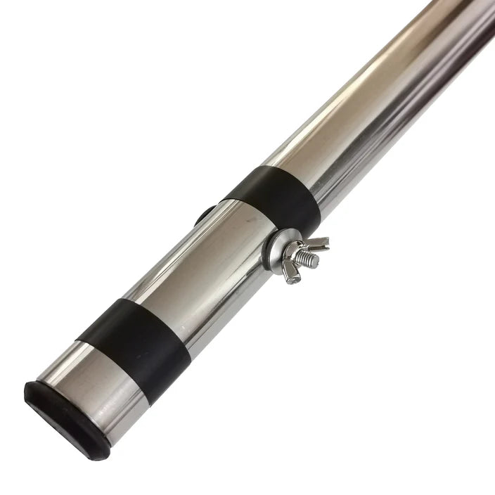 Detector_Hero-DragonXT Large & Strong Travel Stainless Steel Long Pole for Sand Scoop-70001-SS-Pole