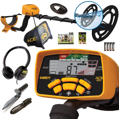 Detector_Hero-Garrett ACE 300 Metal Detector Bundle with Headphones & Edge Digger-1141150g99