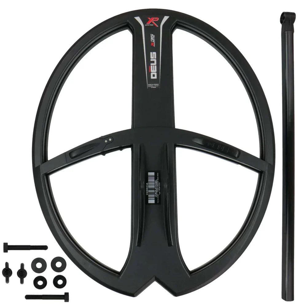 Detector_Hero-XP 13x11" 35-Frequency Coil with Cover & Lower Stem – For XP DEUS / ORX-D3428X35-xacoil05