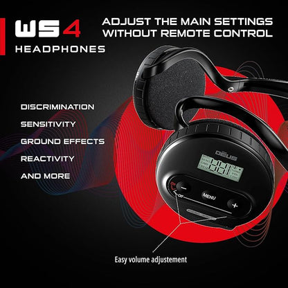 Detector_Hero-XP WS4 Wireless Headphones for XP DEUS Metal Detector-D09-xws4hp-3