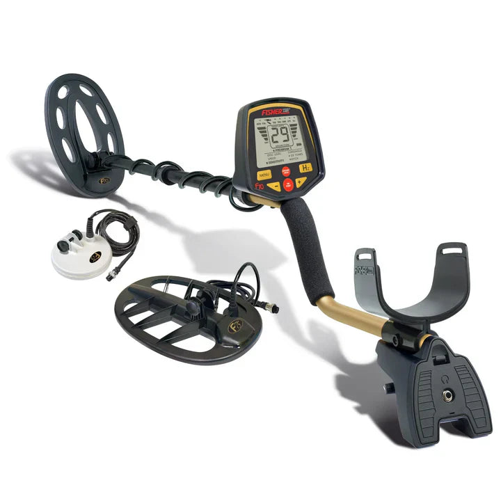 Fisher 3-Coil F70 Metal Detector  5", 10" & 11" Waterproof DD Coils