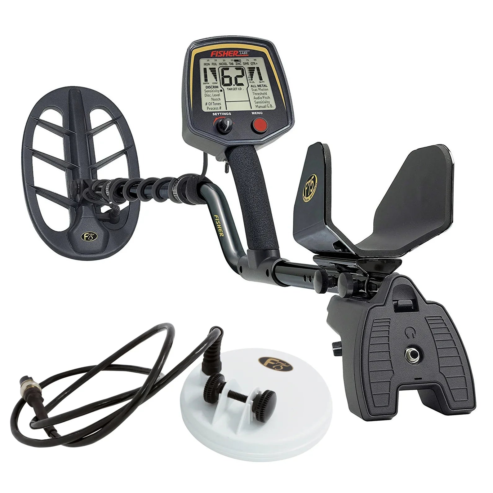 Fisher F75 Special Edition Metal Detector With Bi-Axial 11" & 5" Coils
