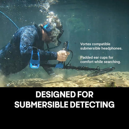 Garrett Vortex VX9 Metal Detector – Multi-Frequency Waterproof Detector with Submersible Headphones