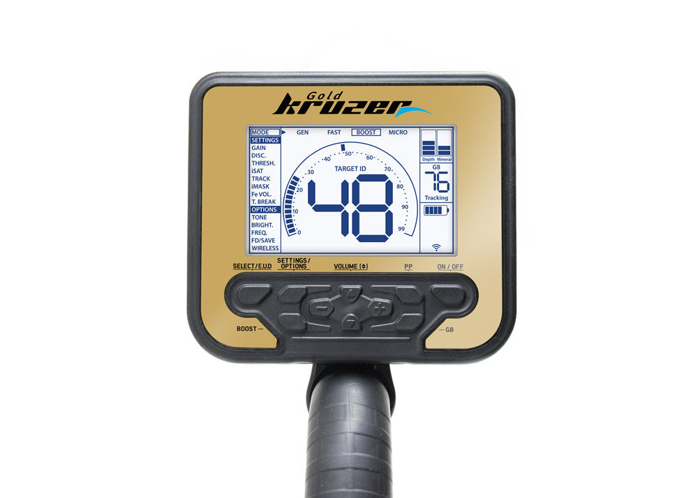 Nokta Gold Kruzer Waterproof High-Frequency Detector with 2 Coils & Wireless Headphones