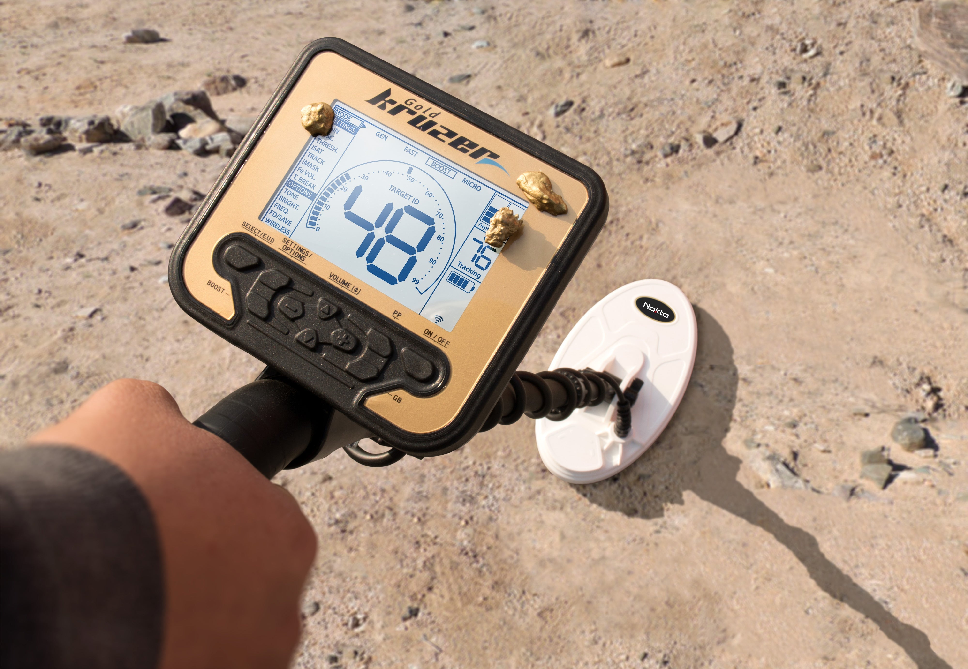 Nokta Gold Kruzer Waterproof High-Frequency Detector with 2 Coils & Wireless Headphones