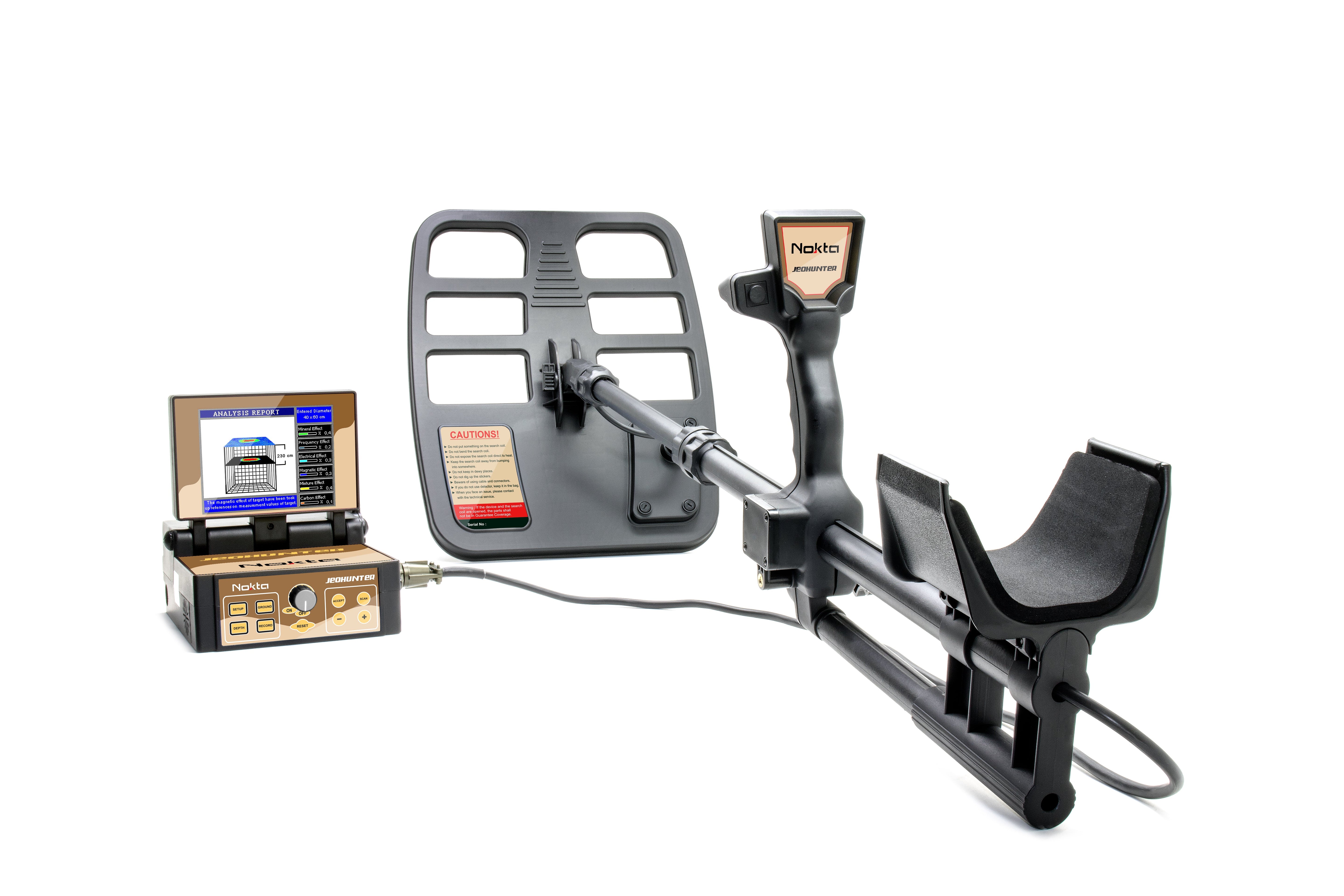 Nokta Jeohunter 3D Dual System Metal Detector with Headphones, Coils & Carry Bag