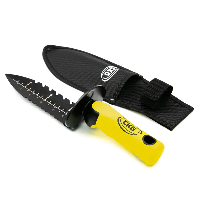 CKG Hand Digging Tool for Metal Detecting - Yellow Handle