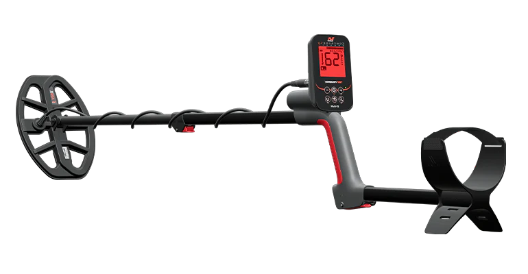 Minelab Vanquish 460 Adventure Pack Multi-Frequency Waterproof Metal Detector with PRO-FIND 35 Pinpointer, Digging Tool, Finds Pouch & Gloves