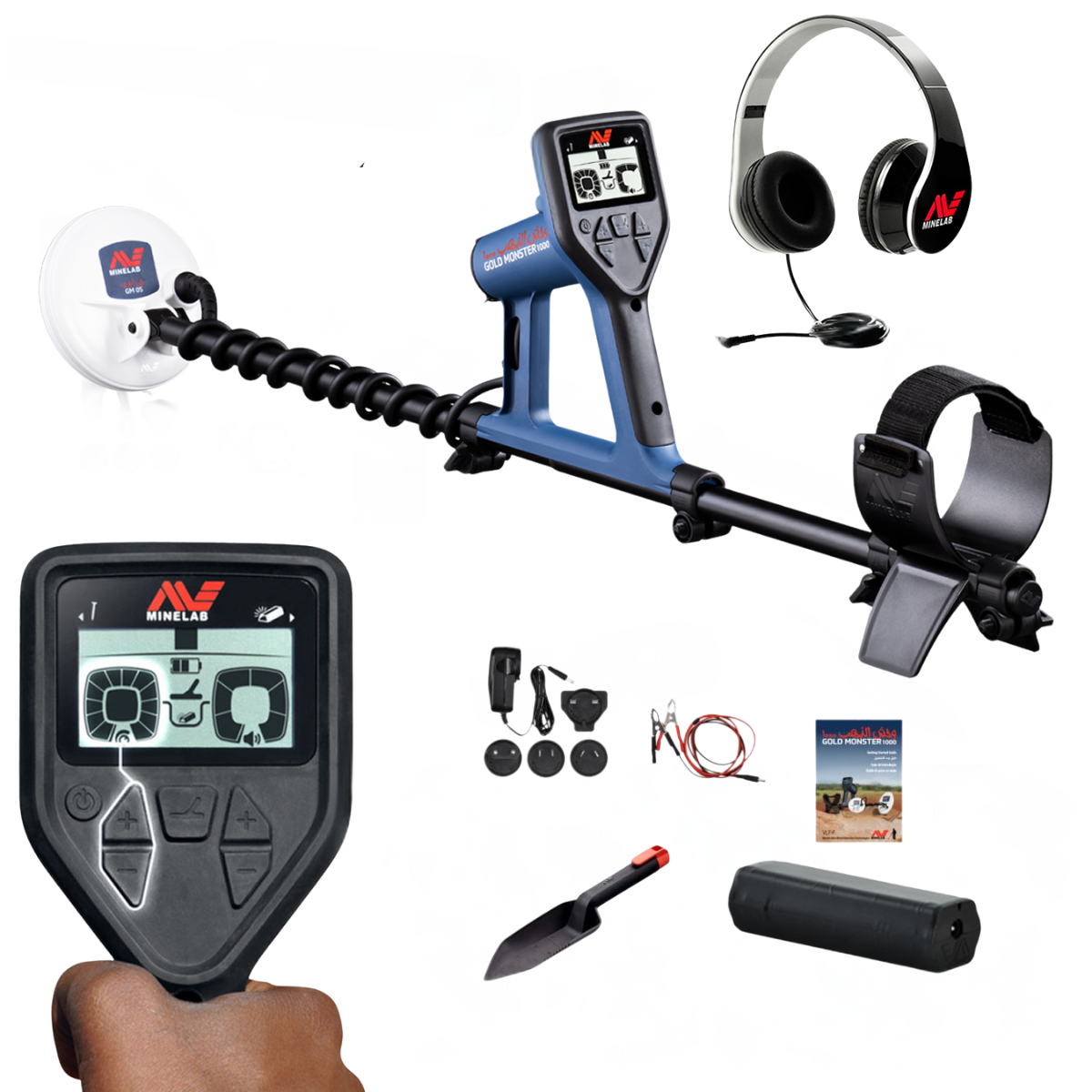 Minelab Gold Monster 1000 Metal Detector with 5" Coil & Pro-Find 40