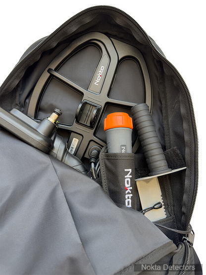 Nokta DetectoBag Backpack with Rain Cover for Metal Detectors