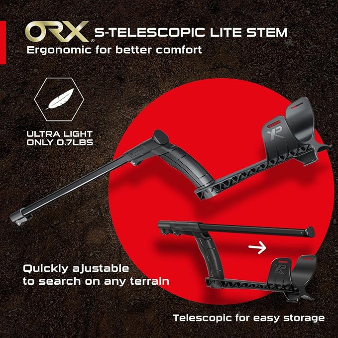 XP ORX Metal Detector with 9" Multi-Frequency Coil & Wired/Wireless Headphones