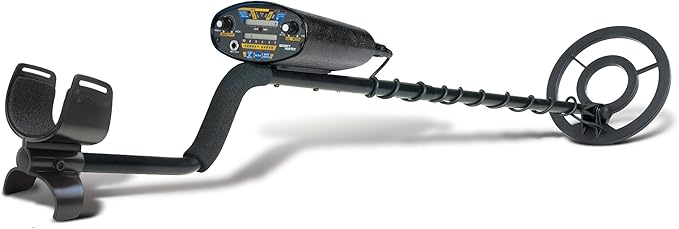 Bounty Hunter Quick Draw II Metal Detector - 3-Tone Audio, 9-Segment Target ID, Digital Coin Depth Indicator