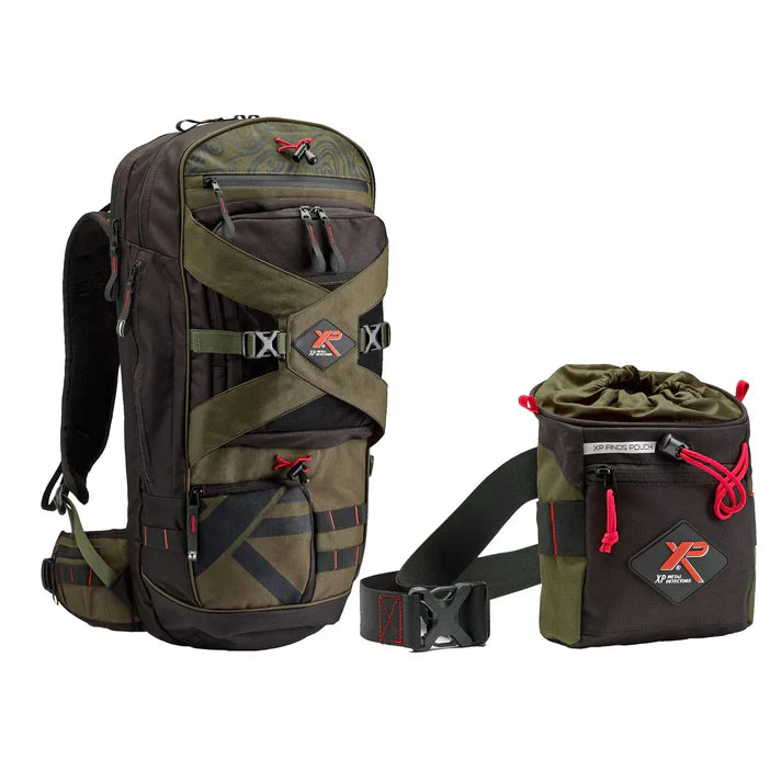 XP Storage Bundle – Backpack 280 with Finds Pouch | Secure Carry for XP Deus & ORX + Treasure Finds