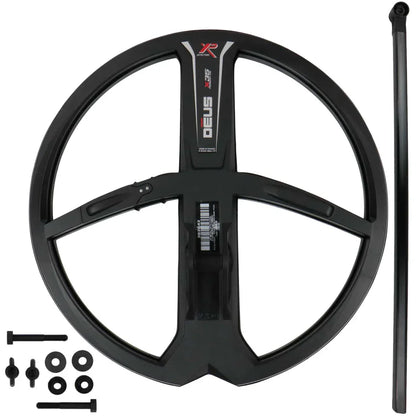 XP 11" Waterproof 35-Frequency Search Coil with Coil Cover & Lower Stem – For DEUS & ORX Metal Detectors