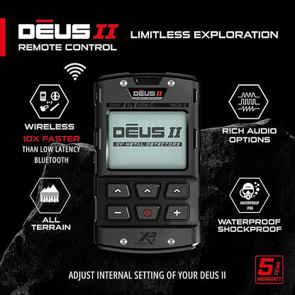 XP Waterproof Remote Control LCD Display Unit for DEUS II Metal Detector