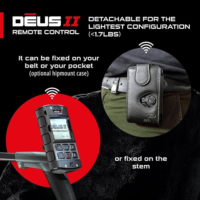 XP Waterproof Remote Control LCD Display Unit for DEUS II Metal Detector