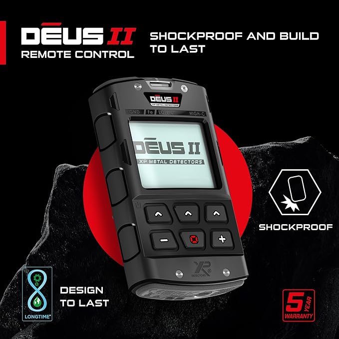 XP Waterproof Remote Control LCD Display Unit for DEUS II Metal Detector