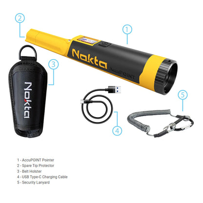 Nokta Simplex ULTRA Next Generation Waterproof Metal Detector with Pinpointer & Free Accessories