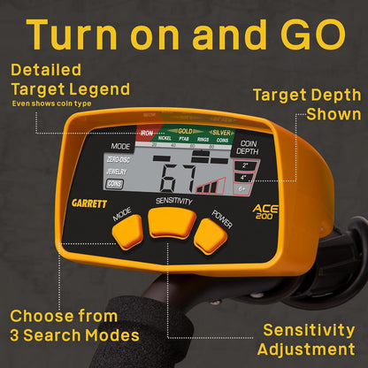 Garrett ACE 200 Metal Detector