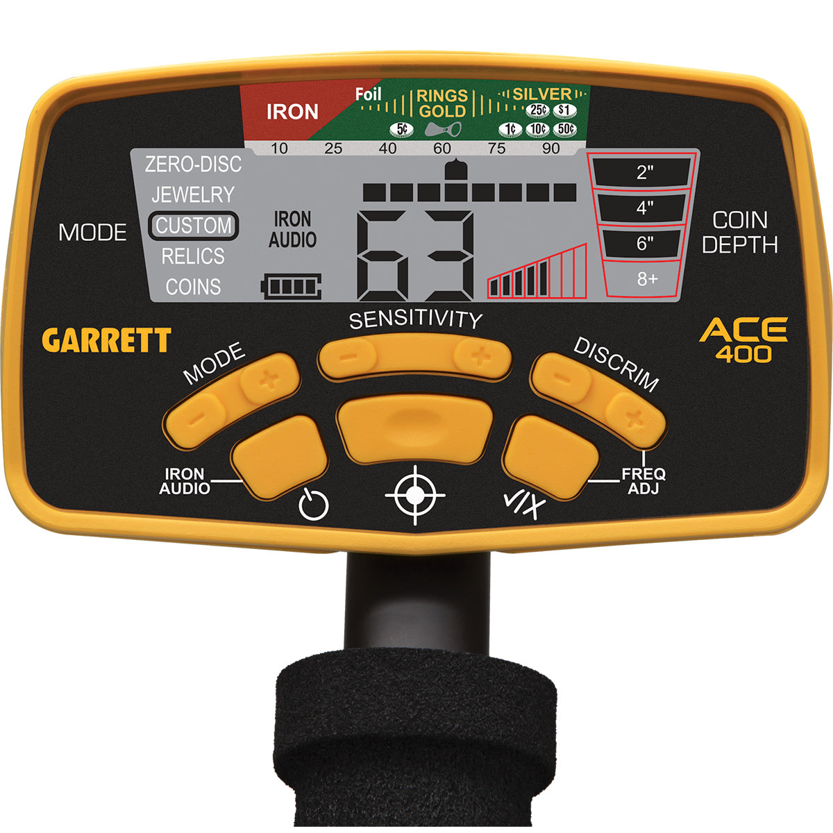 Garrett ACE 400 Metal Detector Bundle with Travel Carry Bag, Headphones & Accessories