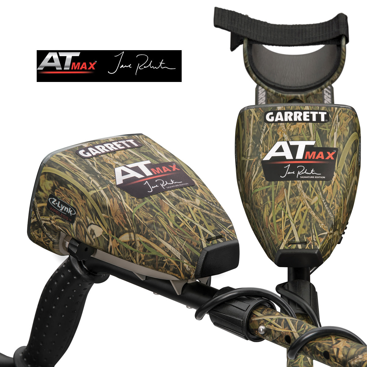 Garrett AT MAX Jase Robertson Edition Metal Detector – Waterproof with Pro-Pointer AT Z-Lynk & Wireless Headphones