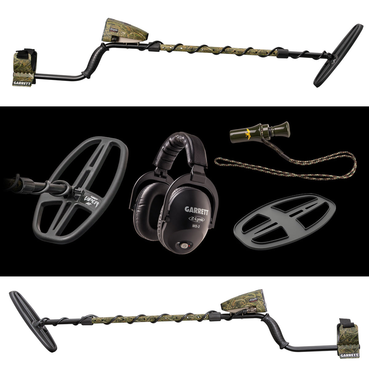 Garrett AT MAX Jase Robertson Edition Metal Detector – Waterproof with Pro-Pointer AT Z-Lynk & Wireless Headphones