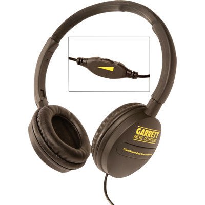 Garrett ClearSound Headphones with Volume Control – High-Quality Sound for Metal Detecting