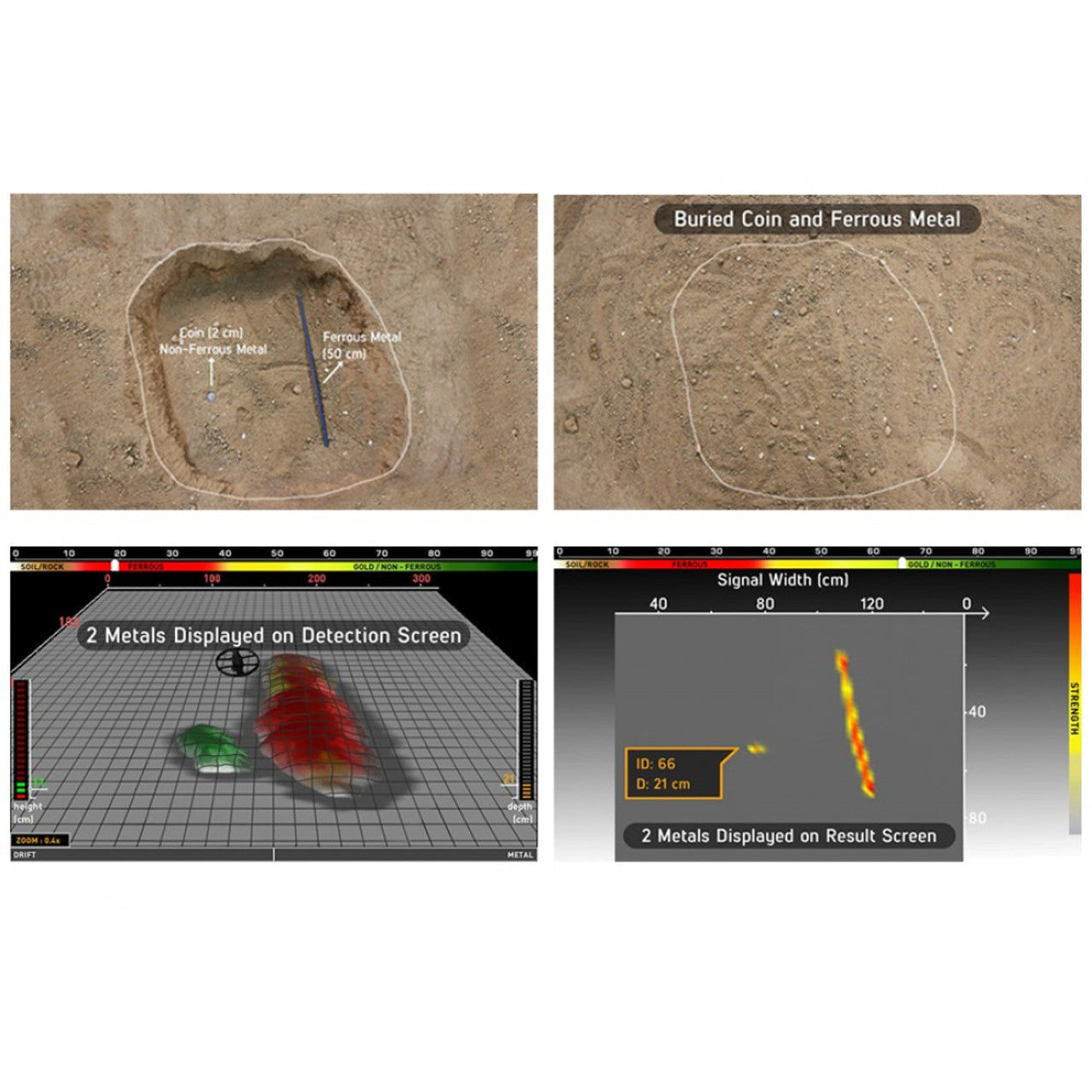 Nokta Makro Invenio Smart Metal Detector with 3D Imaging & Waterproof Coils