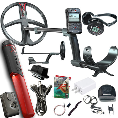 XP Deus II FMF Metal Detector with 11" Coil & MI-6 Pinpointer