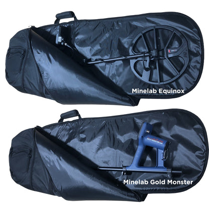 DragonXT 53" XL Padded Metal Detector Carry Bag – Black Travel Case