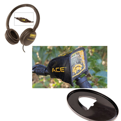 Garrett ACE 300 Metal Detector Bundle with Headphones & Edge Digger