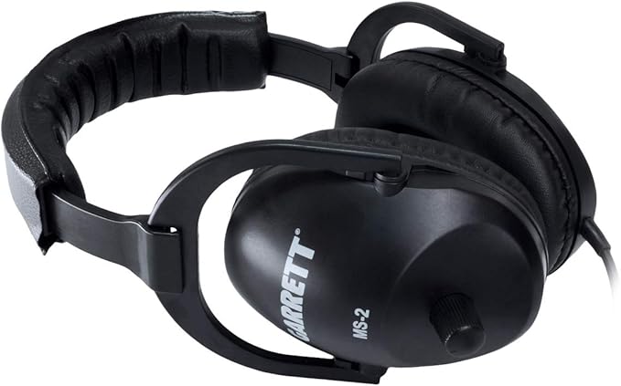 Garrett MS-2 Headphones with 1/4" Audio Jack – Ideal for ACE Metal Detectors