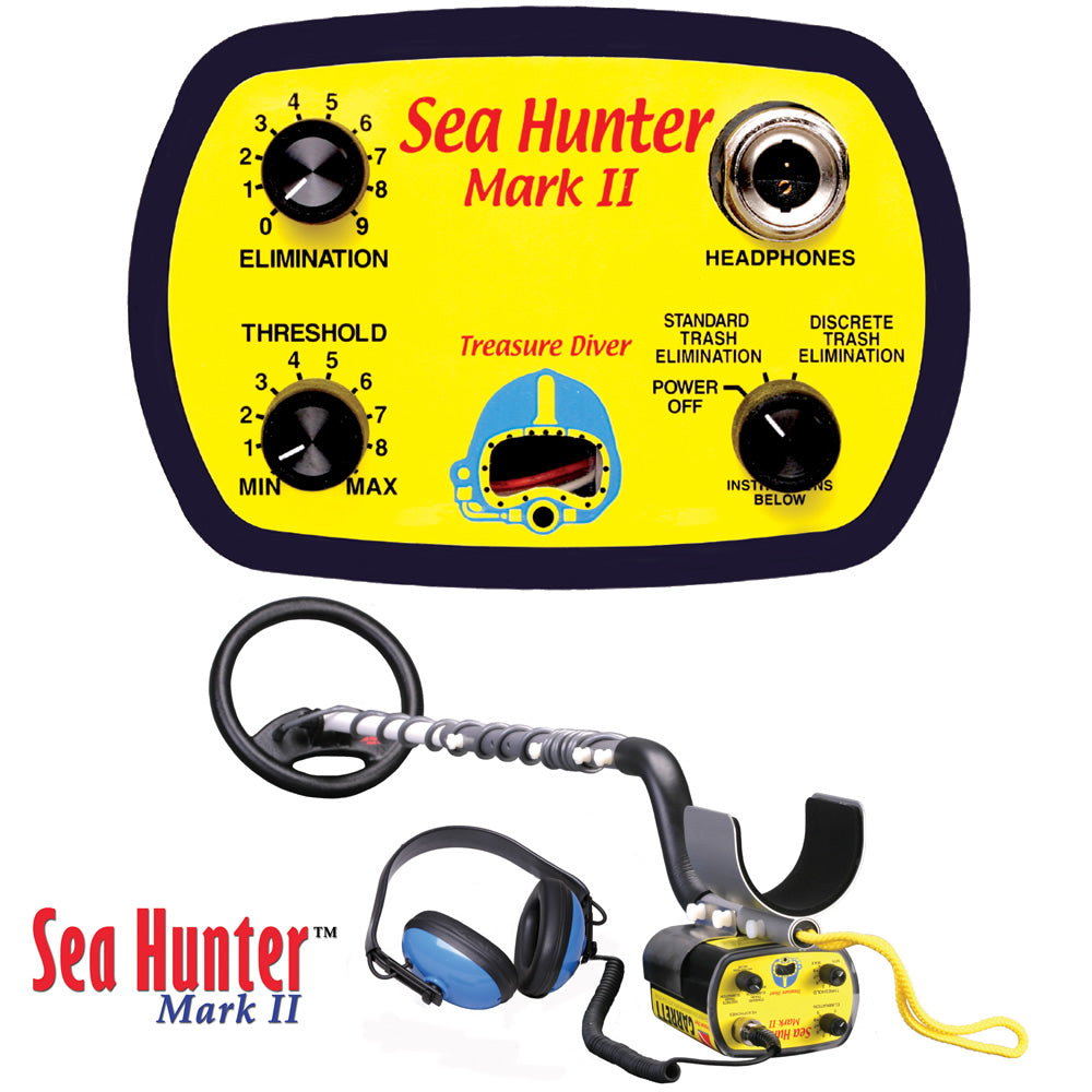 Garrett Sea Hunter Mark II Underwater Metal Detector – Deep Water, Pulse Induction, All-Terrain Detection