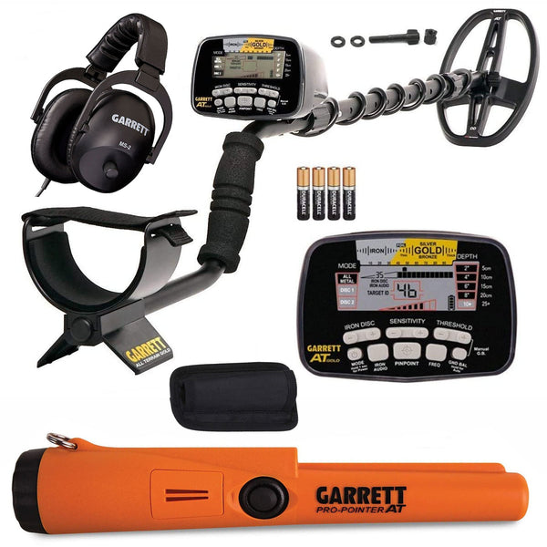 Garrett AT GOLD Metal Detector & Pro-Pointer AT Pinpointer