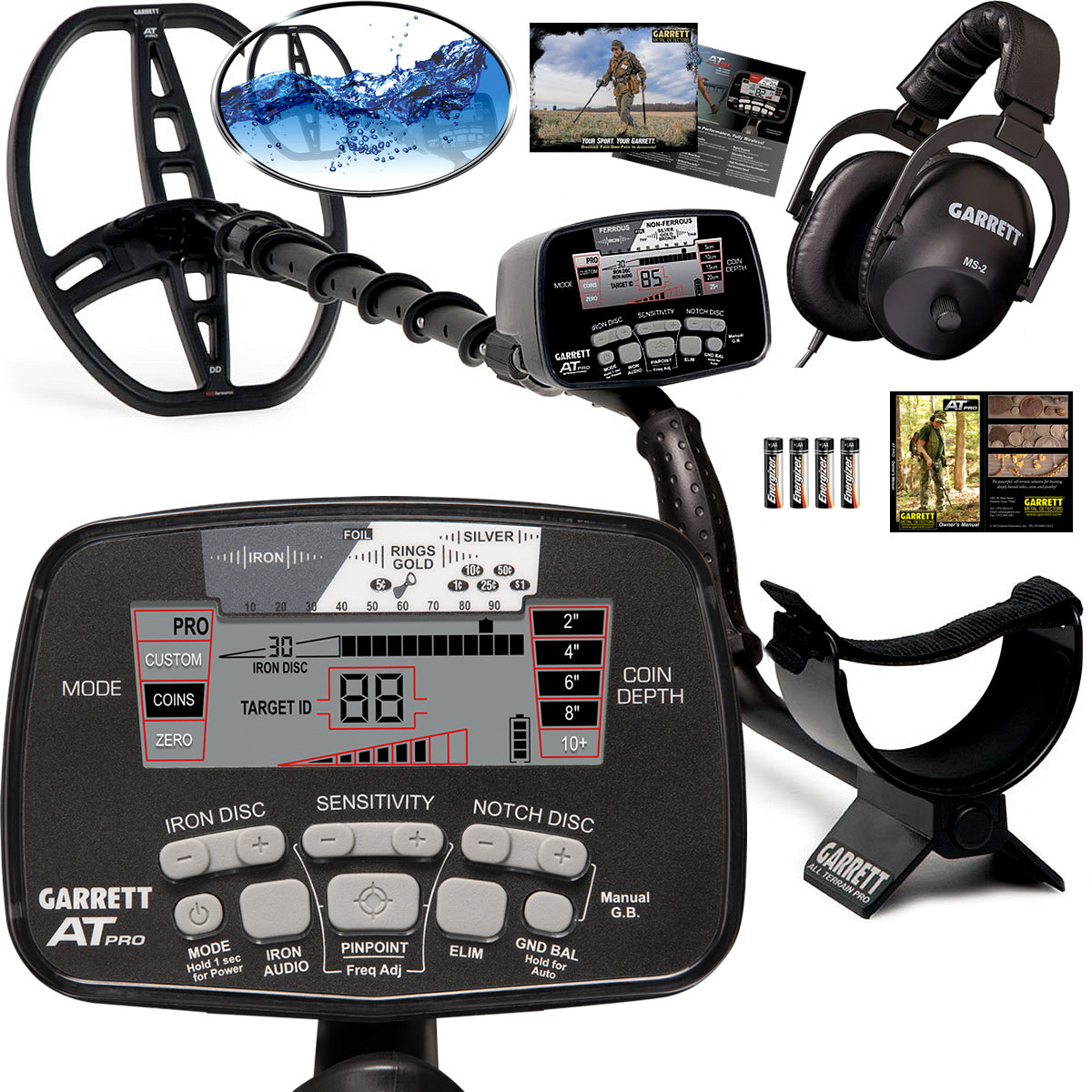 Garrett AT PRO Waterproof Metal Detector