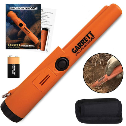 Garrett AT PRO Metal Detector with 4 Coils + Pro-Pointer AT Underwater Pinpointer