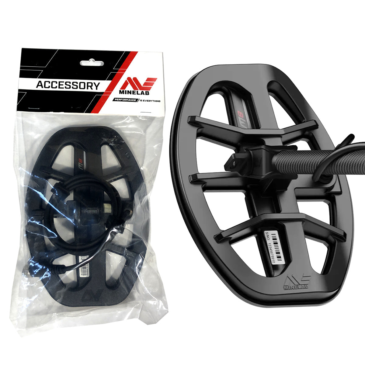 Minelab M8 8.5" x 5.5" Searchcoil with Skidplate for Manticore