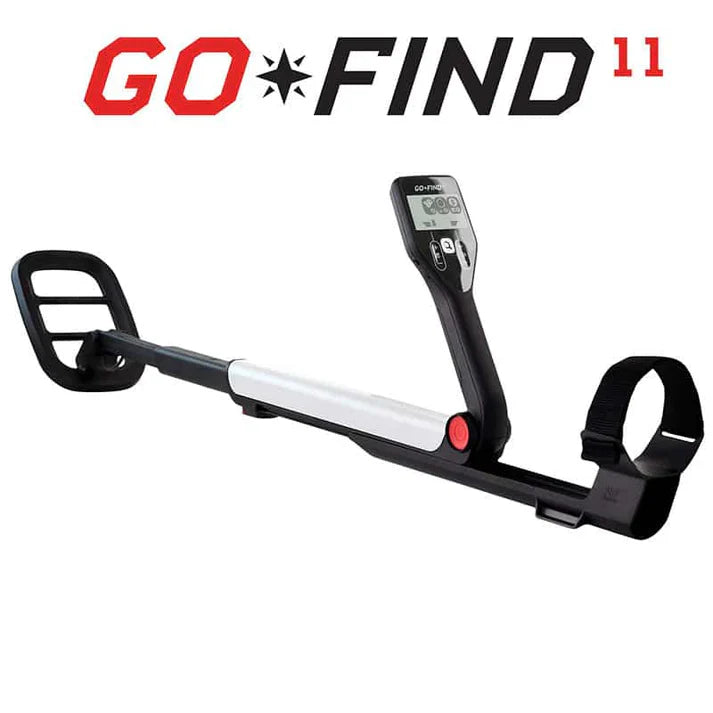GO-FIND 11 by Minelab – Beginner Metal Detector with Waterproof 8-Inch Coil