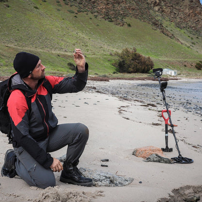 Minelab Manticore Multi-Frequency High Power Waterproof Metal Detector with M9 Coil & Backpack