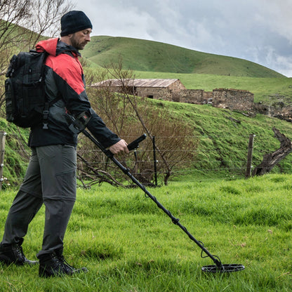 Minelab Manticore Multi-Frequency High Power Waterproof Metal Detector with M9 Coil, PRO-FIND 40 Pinpointer & Backpack
