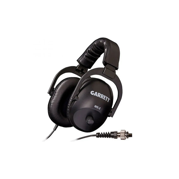 Garrett MS-2 Headphones with 2-Pin AT Connector  Compatible with AT Pro, AT Max & AT Gold Metal Detectors